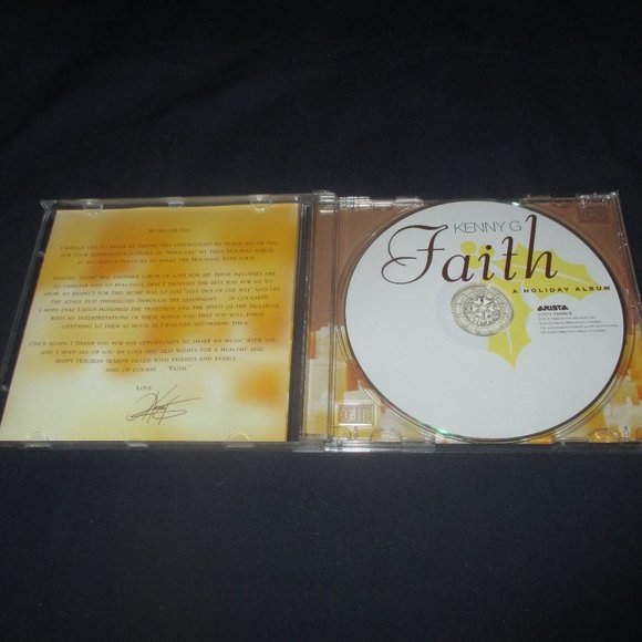 Kenny G - Faith : A Holiday Album (1999, Arista CD) - Picture 2 of 3
